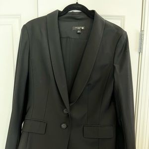 Ann Taylor - light, jersey black pant suit.